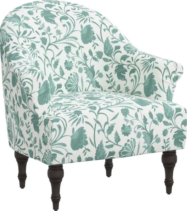 Charlotte Vine Floral Accent Chair