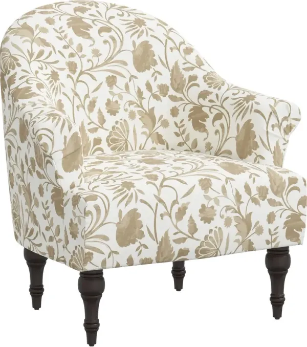 Charlotte Vine Floral Accent Chair