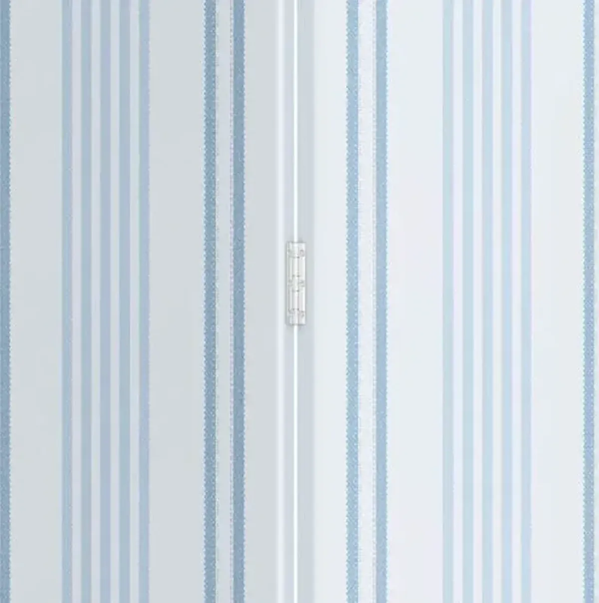 Emma Ticking Stripe Room Screen - Blue