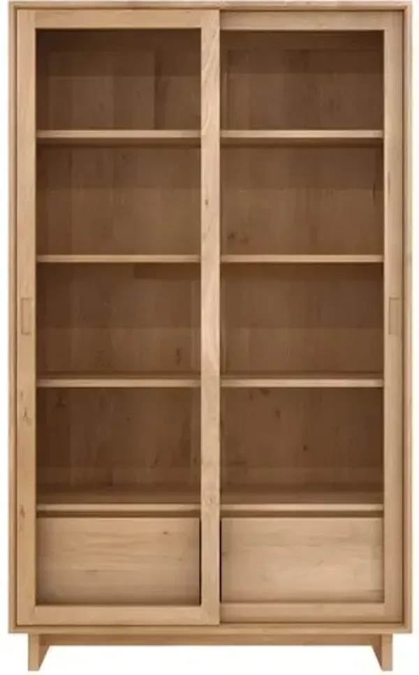 Weave 72" Tall Storage Cupboard - Oak - Ethnicraft - Beige