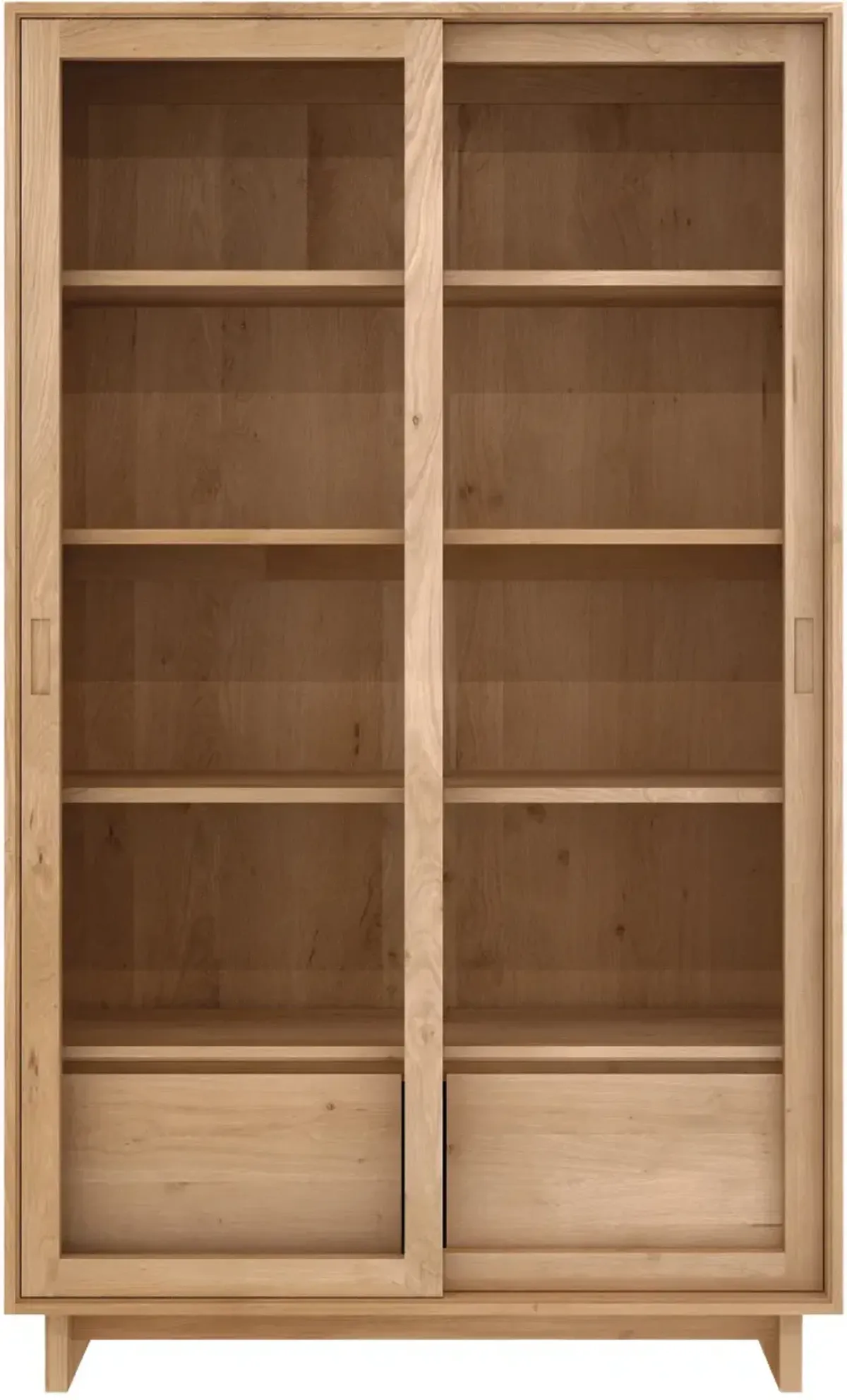 Weave 72" Tall Storage Cupboard, Oak