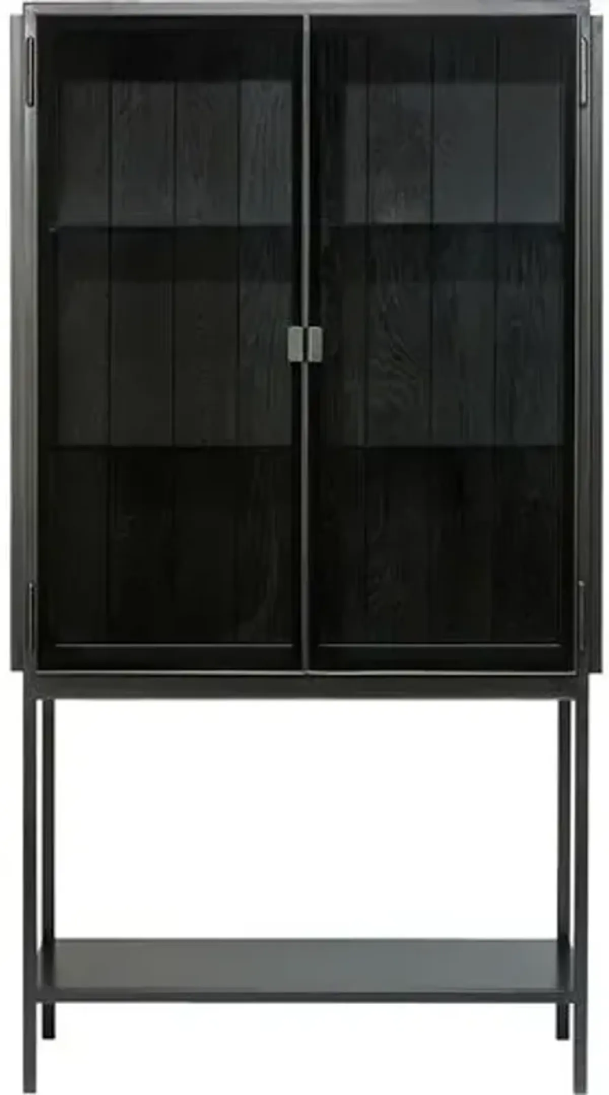 Anders 63" Tall Storage Cupboard - Black - Ethnicraft - Handcrafted