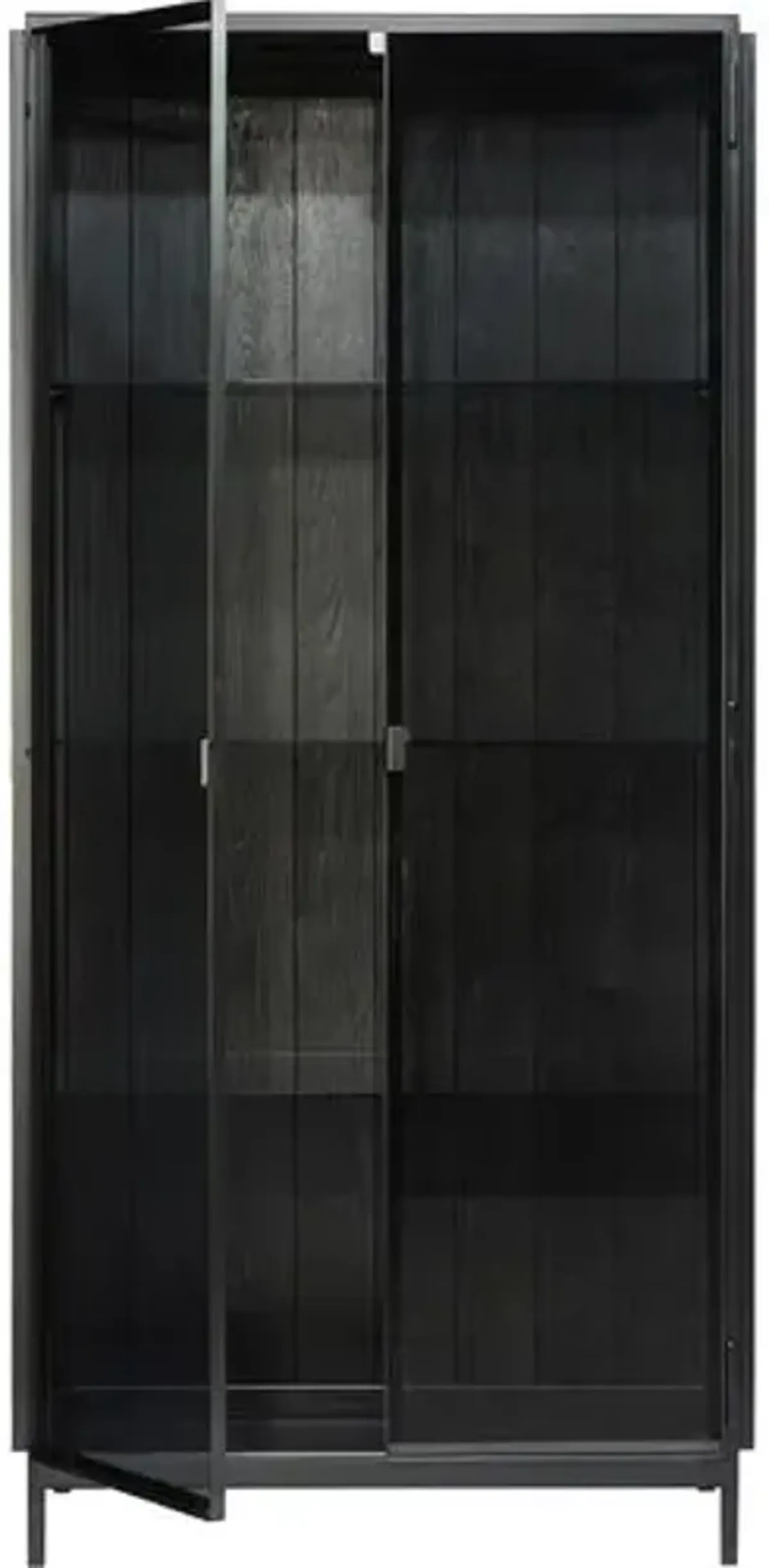 Anders 71" Tall Storage Cupboard - Black - Ethnicraft - Handcrafted