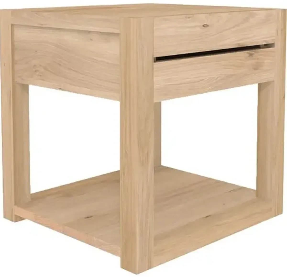 Azur Bedside Table - Oak - Ethnicraft - Beige