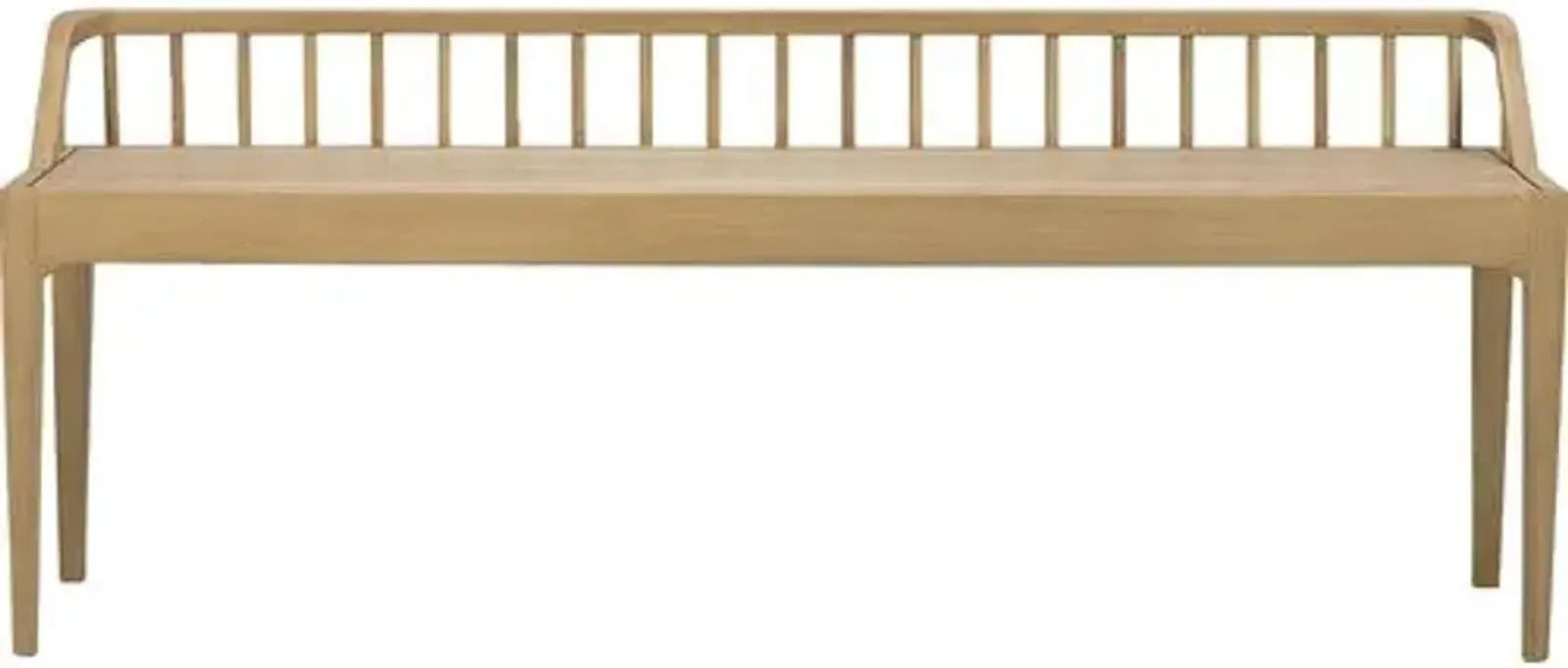 Spindle Bench - Light Oak - Ethnicraft - Beige