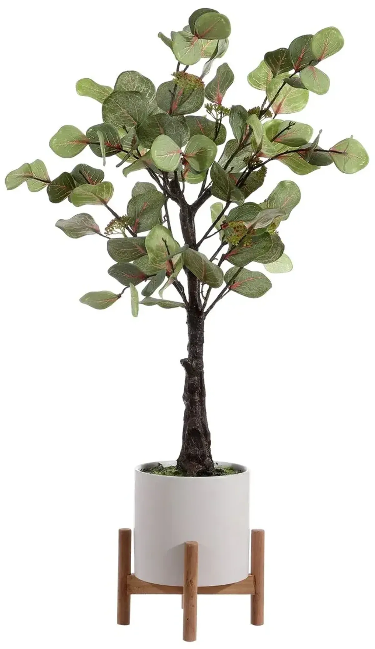 13.39x13.39x34.25 Belle Eucalyptus Potted Tree