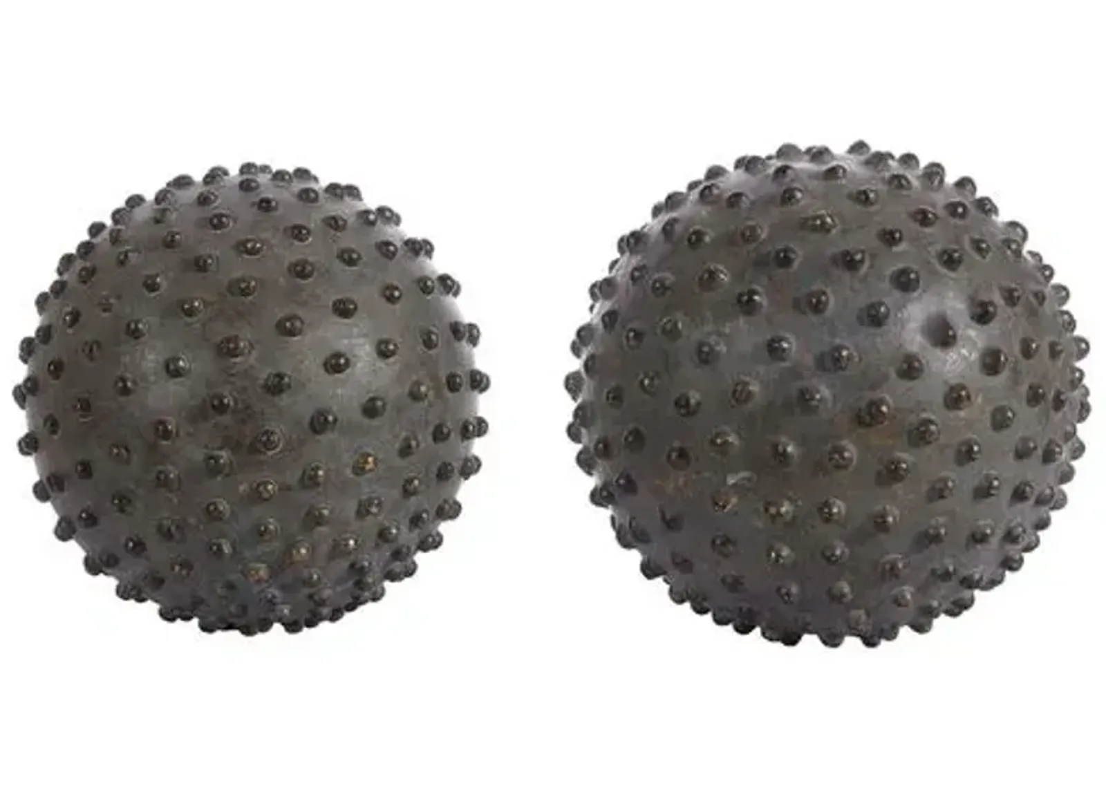 Set of 2 Wilma Decorative Ball - Brown