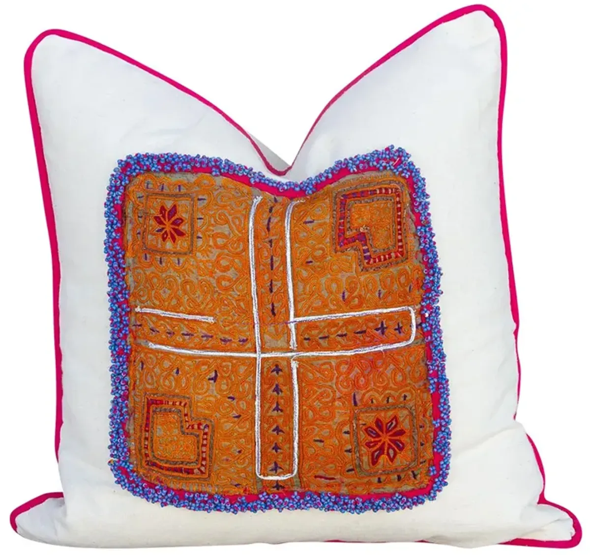 Prachi Vintage Boho Throw Pillow - de-cor