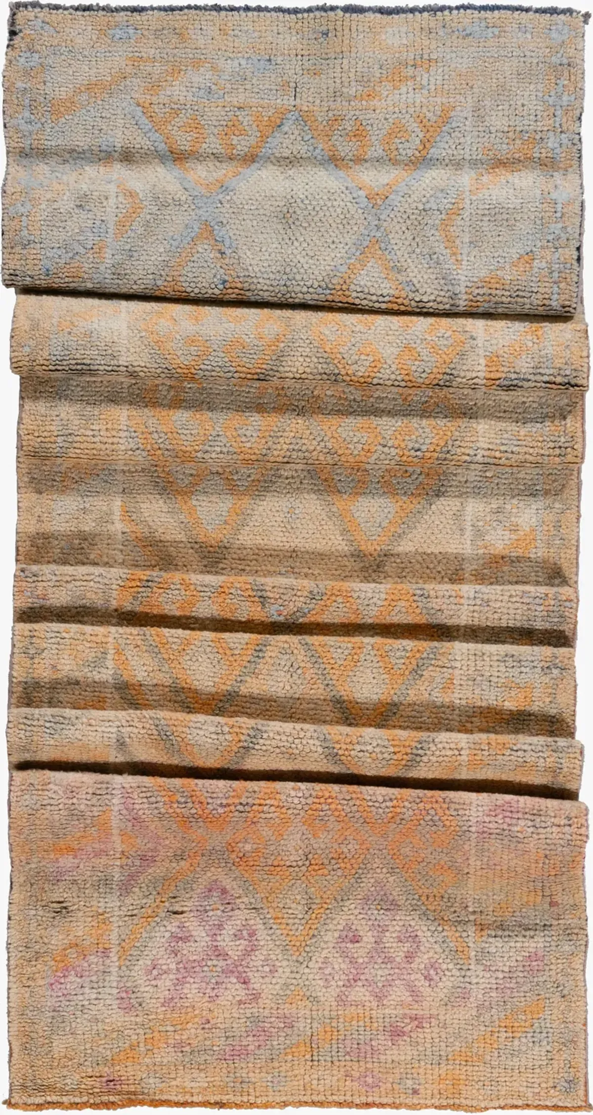 Turkish Oushak Runner 2'9"x14' - Orange