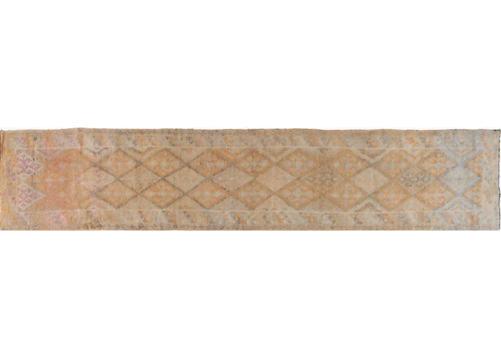 Turkish Oushak Runner 2'9"x14' - Orange