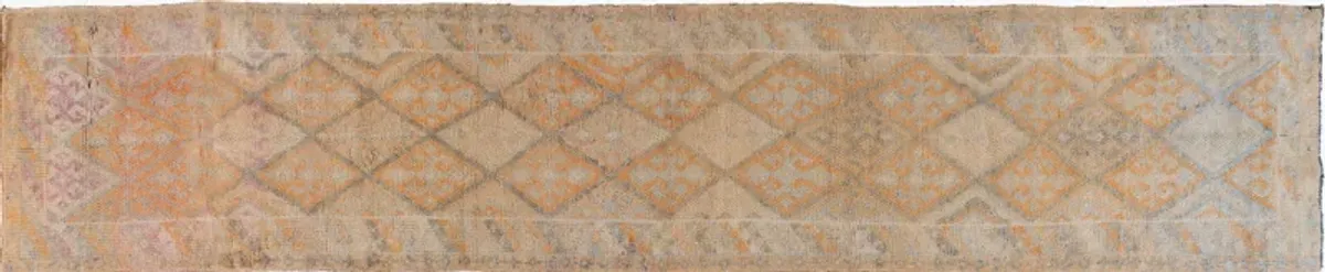 Turkish Oushak Runner 2'9"x14' - Orange