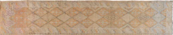 Turkish Oushak Runner 2'9"x14' - Orange