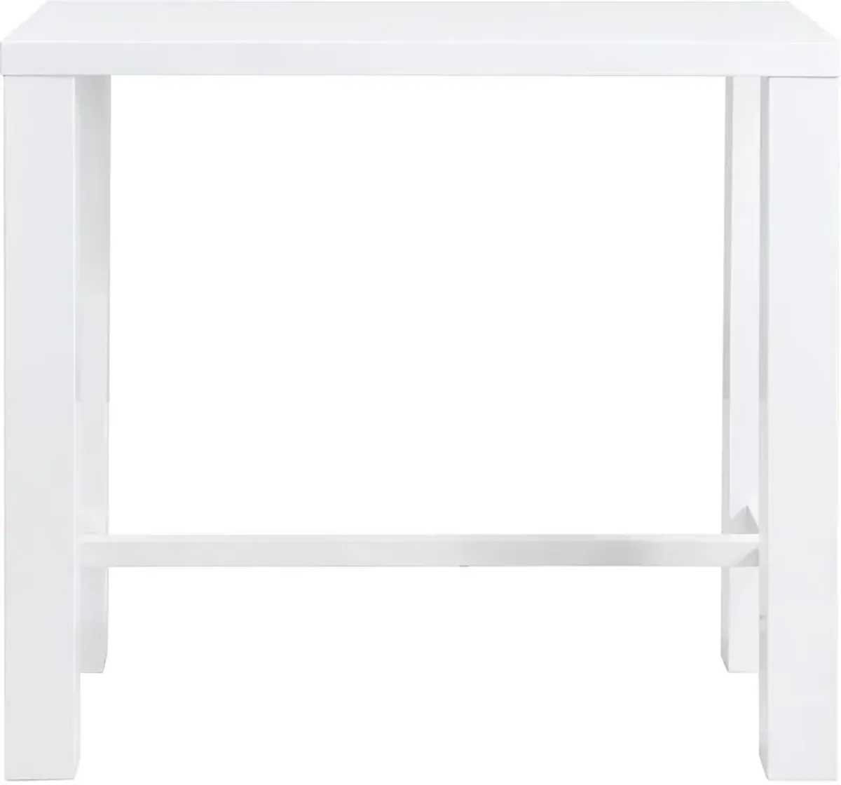 Duke Parsons Bar Table, White