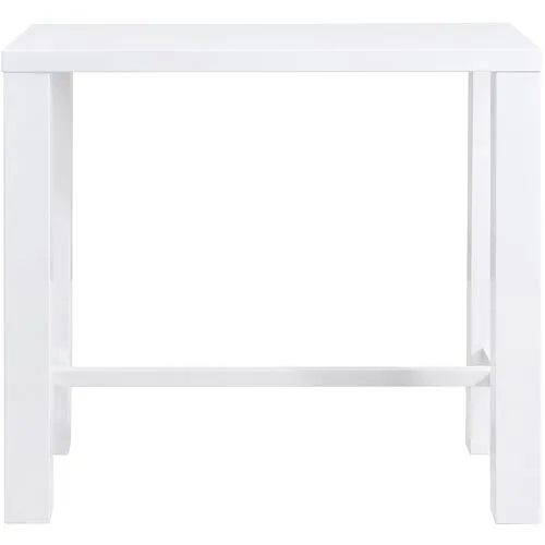 Duke Parsons Bar Table - White