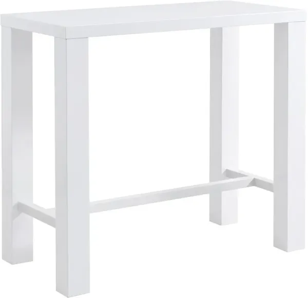 Duke Parsons Bar Table, White