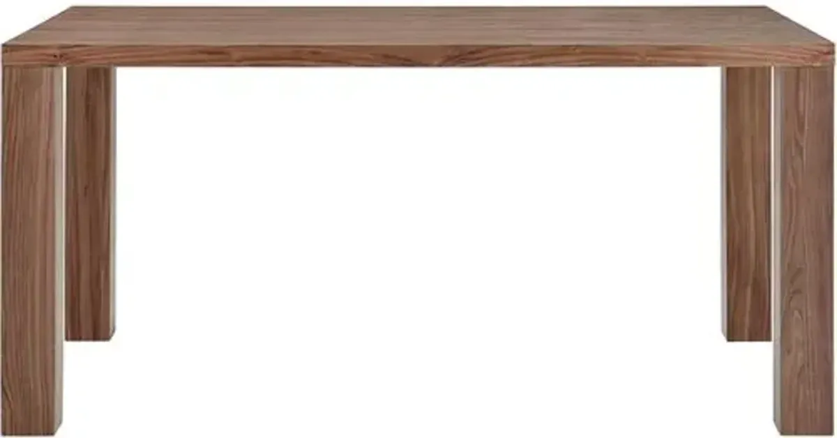 Duke 63" Parsons Dining Table - Walnut