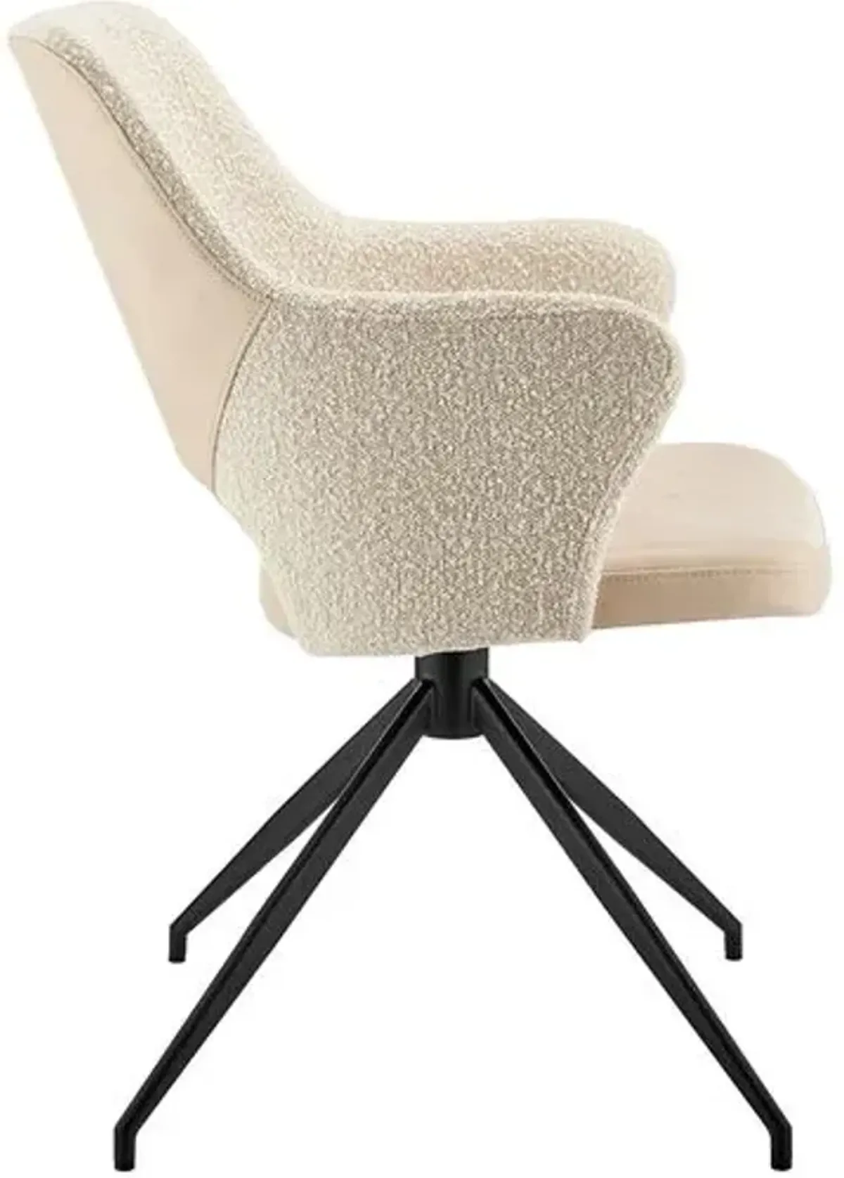 Kelsey Swivel Armchair - Ivory