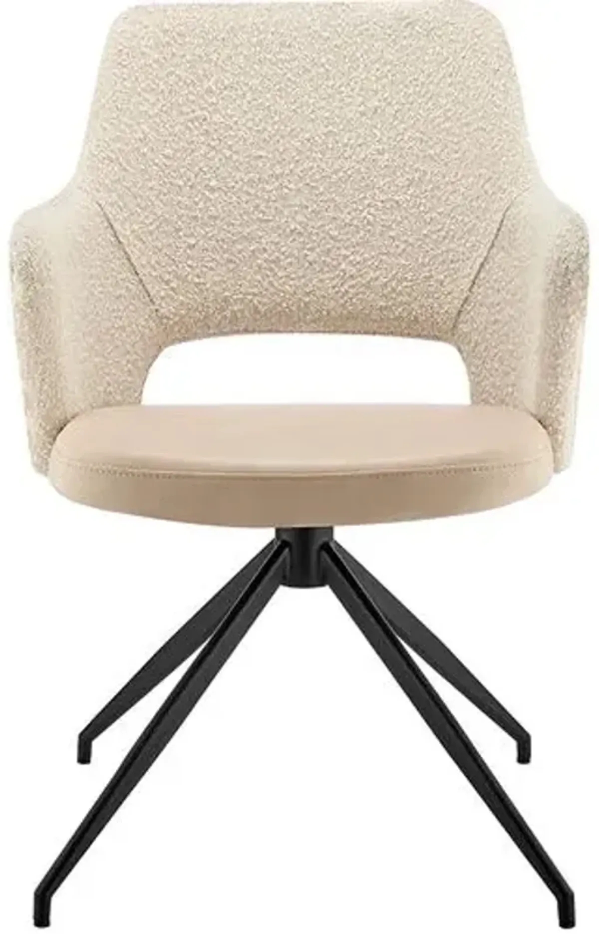 Kelsey Swivel Armchair - Ivory