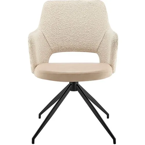 Kelsey Swivel Armchair - Ivory