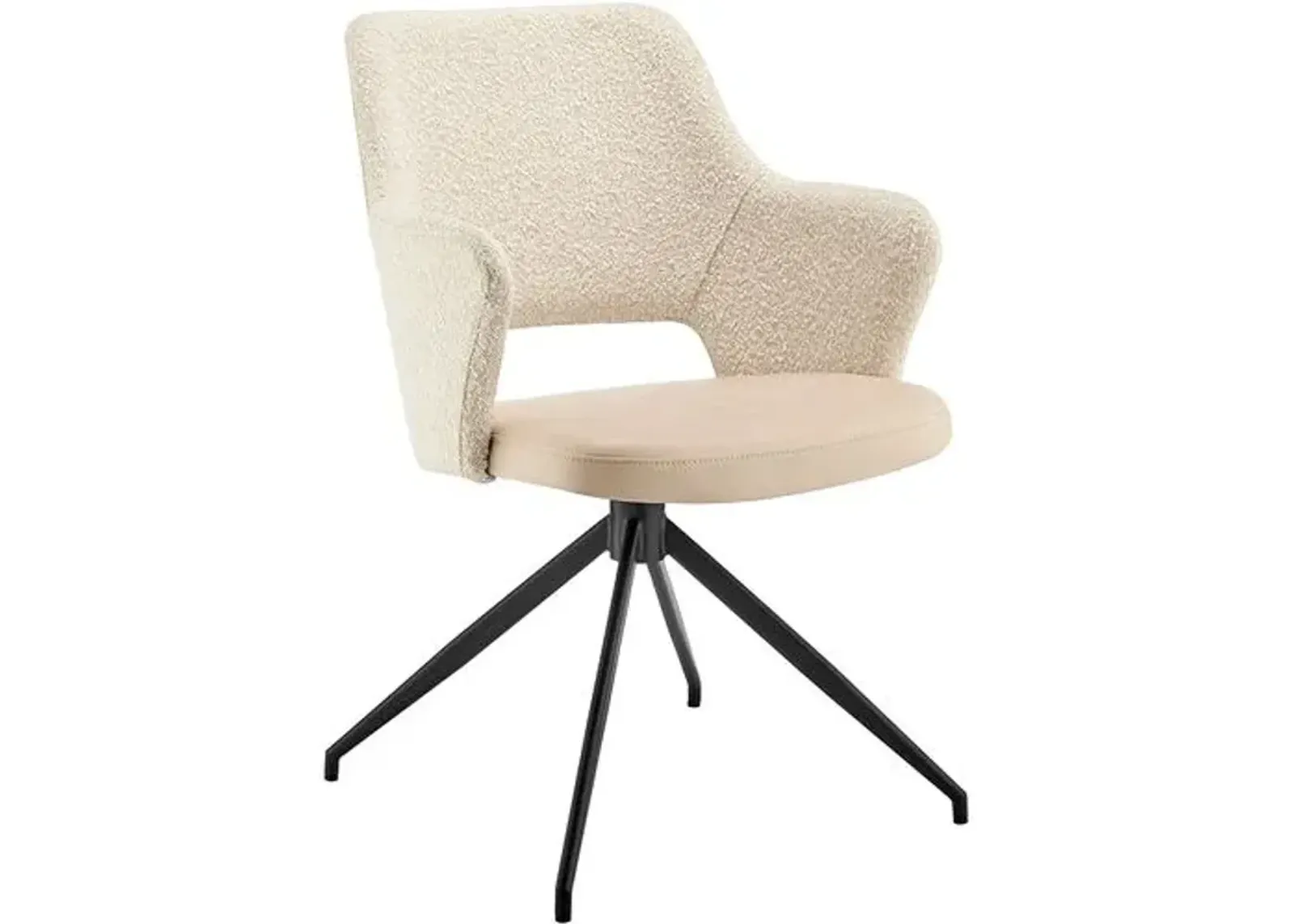 Kelsey Swivel Armchair - Ivory