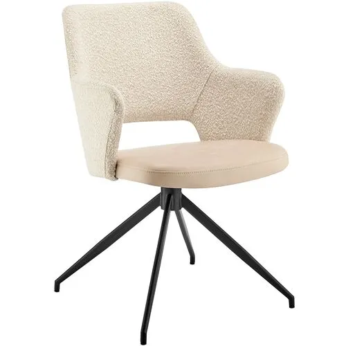 Kelsey Swivel Armchair - Ivory