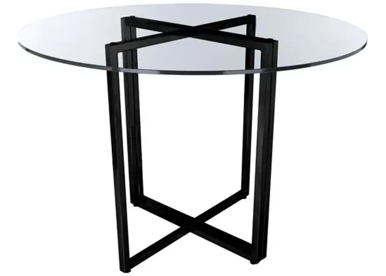 Mila Round Dining Table - Black