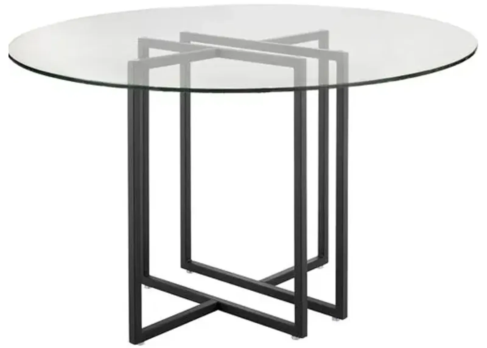 Mila Round Dining Table - Black