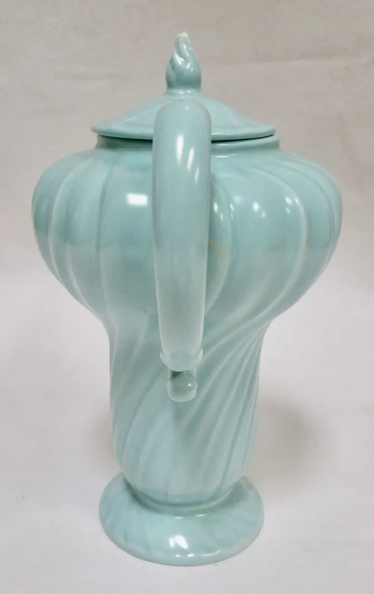 1940-1941 Gladding McBean Espresso Pot - The Emporium Ltd. - Blue