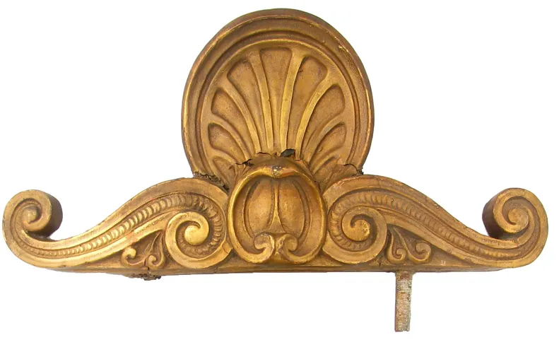 French Terracotta Architectural Element - Chez Vous - Gold