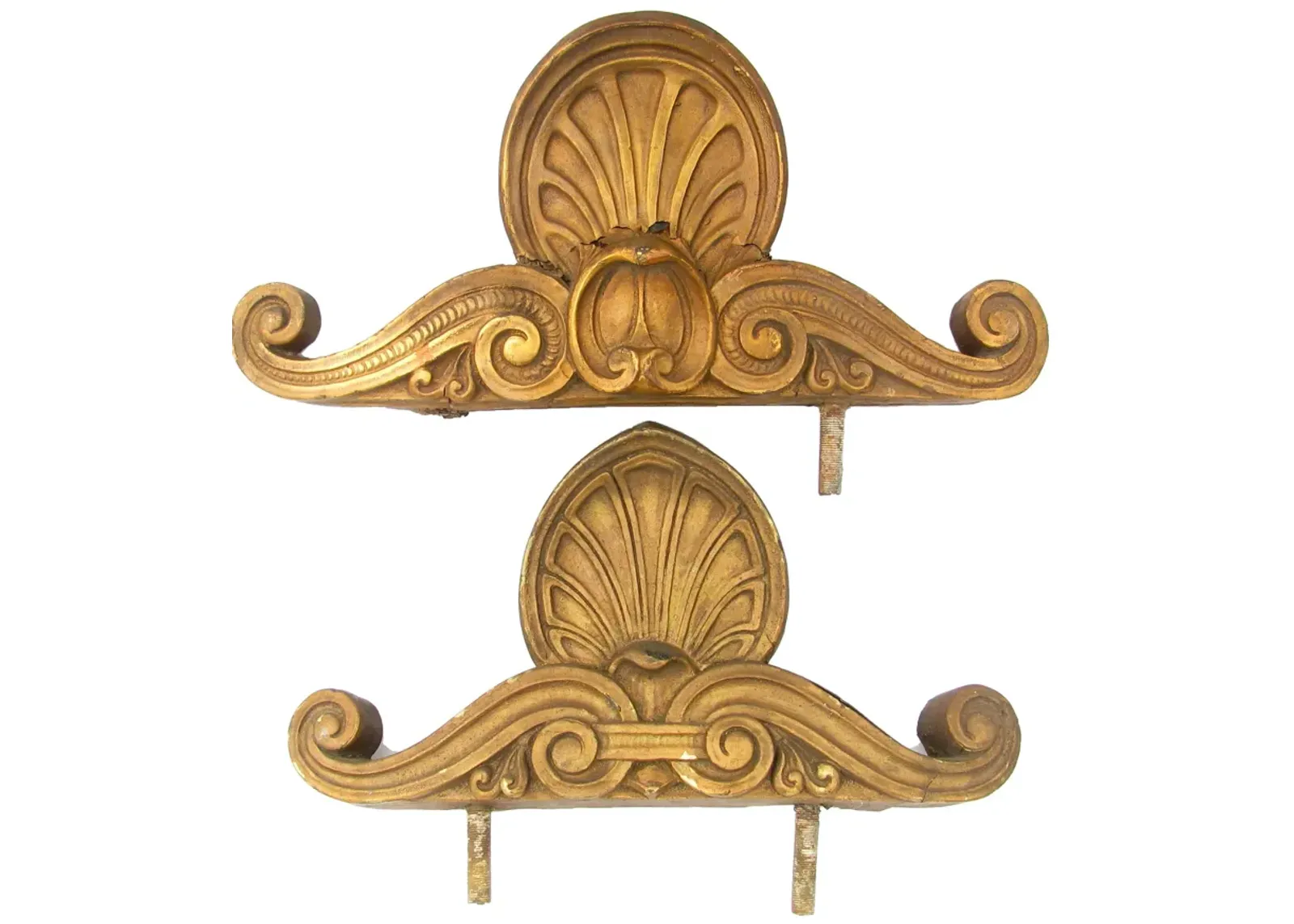 French Terracotta Architectural Element - Chez Vous - Gold