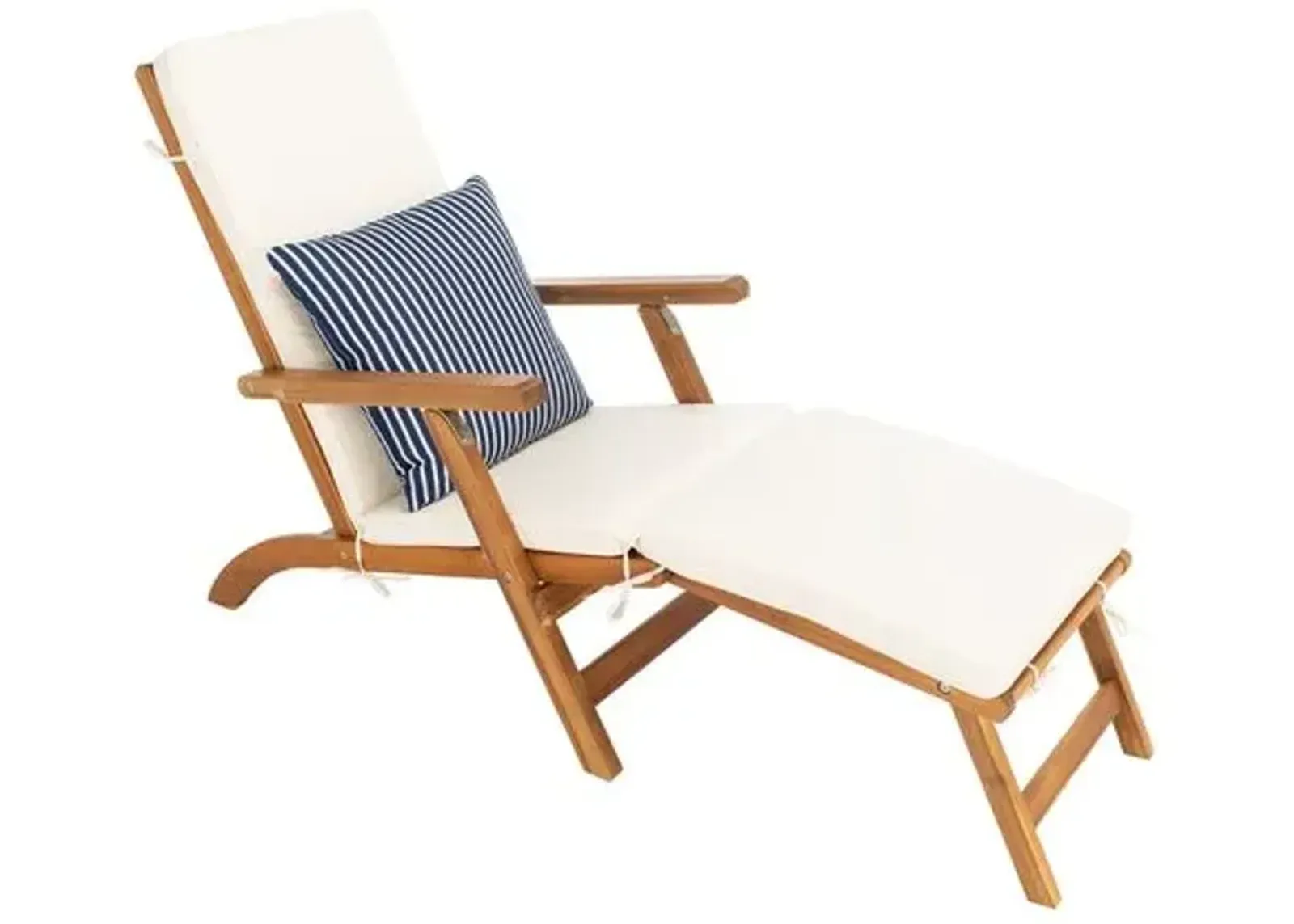 Dale Outdoor Chaise Longue - Natural/Beige - Comfortable, Sturdy, Stylish