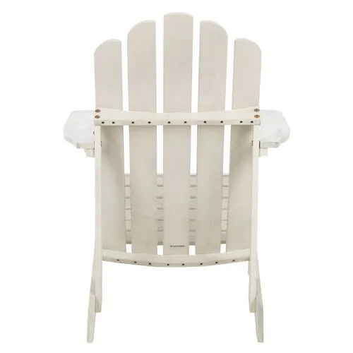 Sandy Outdoor Adirondack Chair - White