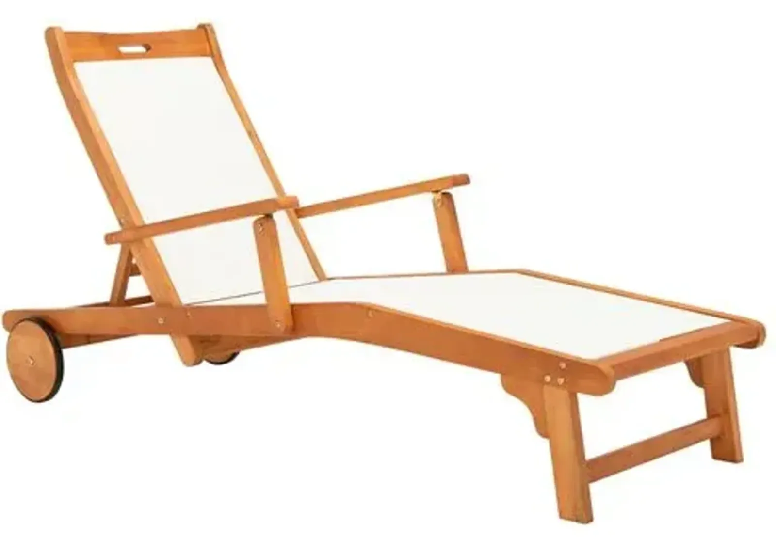 Samson Outdoor Chaise Longue - Natural/Beige - Comfortable, Sturdy, Stylish