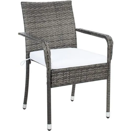 Livia 5-Pc Outdoor Dining Set - Grey/White