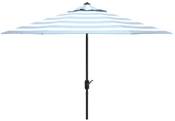 Rita Outdoor Stripe Patio Umbrella - Blue