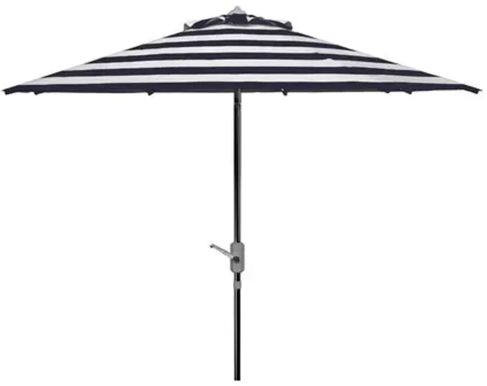 Rita Outdoor Patio Umbrella - Navy/White Stripe