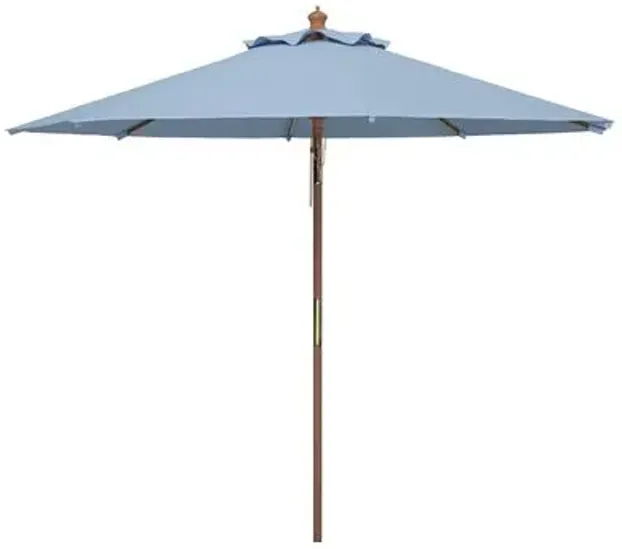 Hannah Outdoor Patio Umbrella - Baby Blue