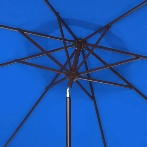 Roma Fringe Outdoor Patio Umbrella - Pacific Blue