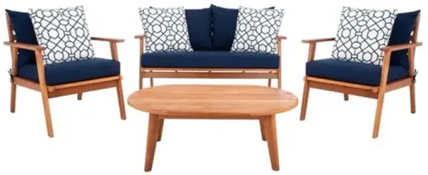 Dora Outdoor Lounge Set - Blue