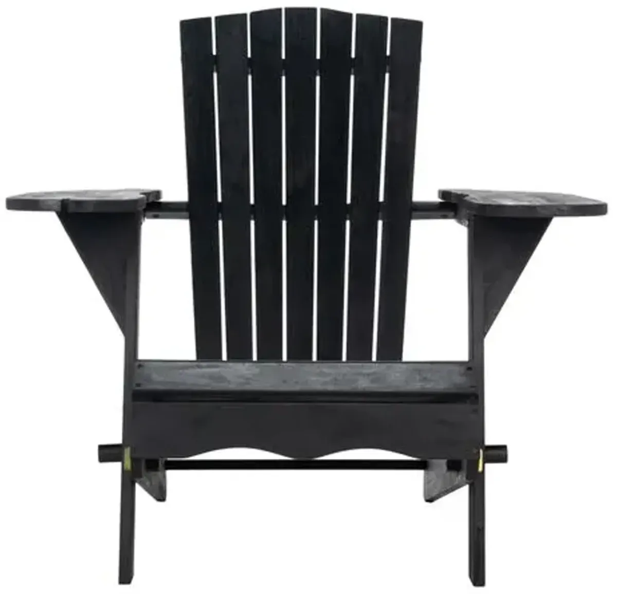 Set of 2 Hampton Outdoor Adirondack Chairs - Black