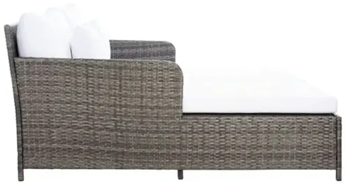 Callipso Outdoor Daybed - Grey/White - Comfortable, Sturdy