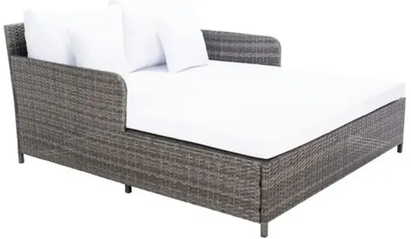 Callipso Outdoor Daybed - Grey/White - Comfortable, Sturdy