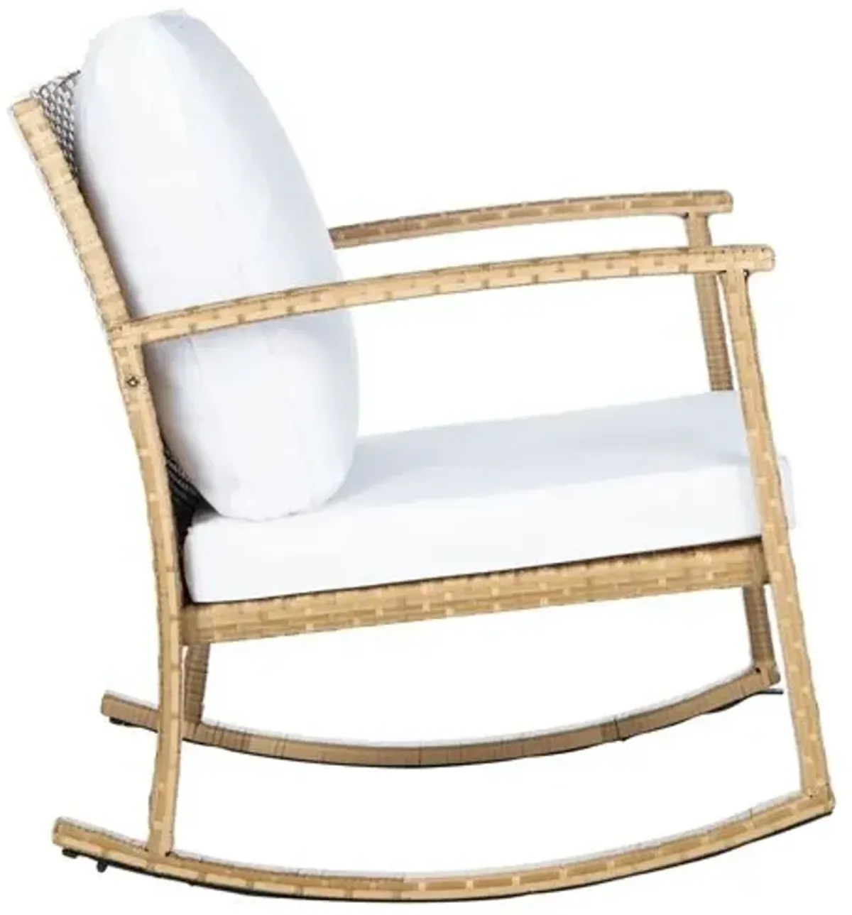 Aurora Outdoor Rocking Chair - Natural/White