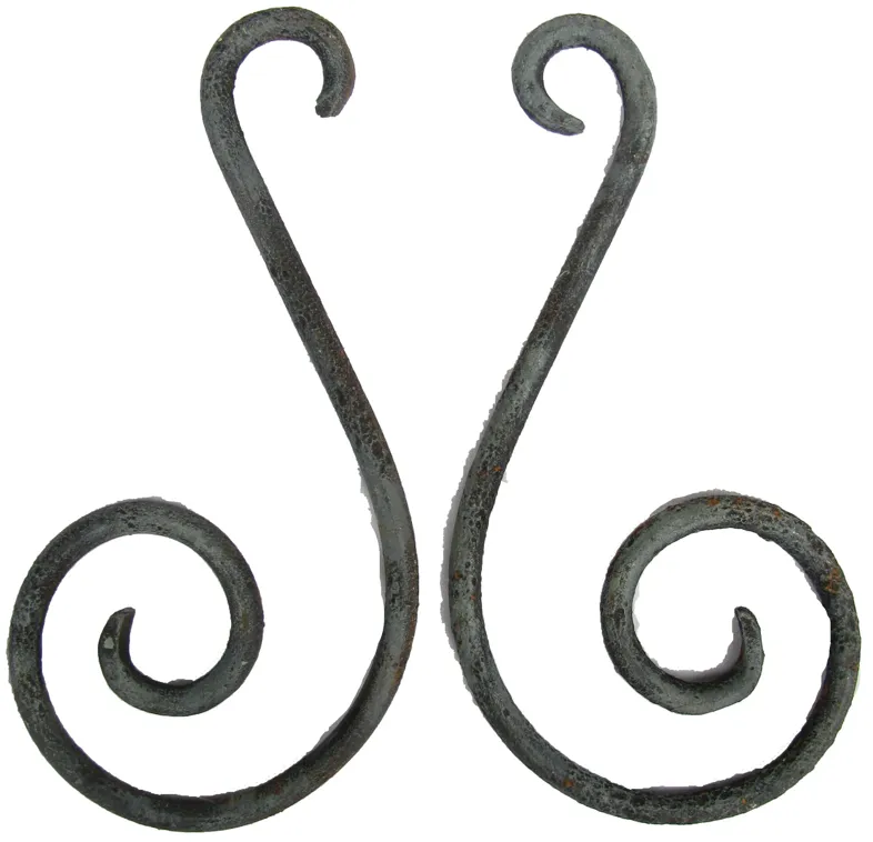 Iron Architectural Elements - Set of 2 - Chez Vous - black