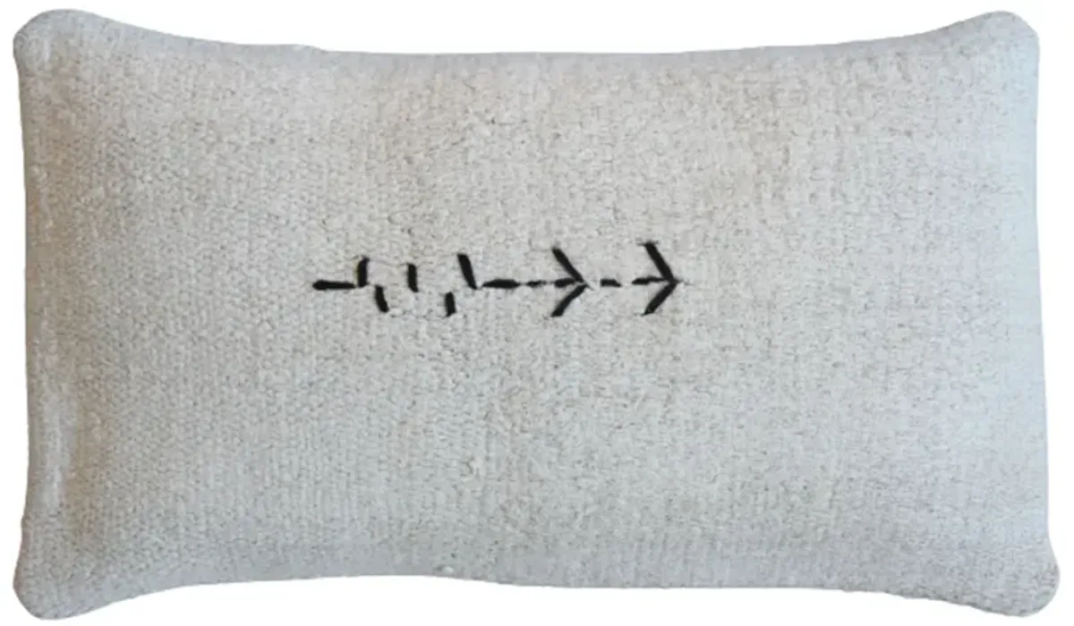 Neutral Organic Hemp Cotton Kilim Pillow