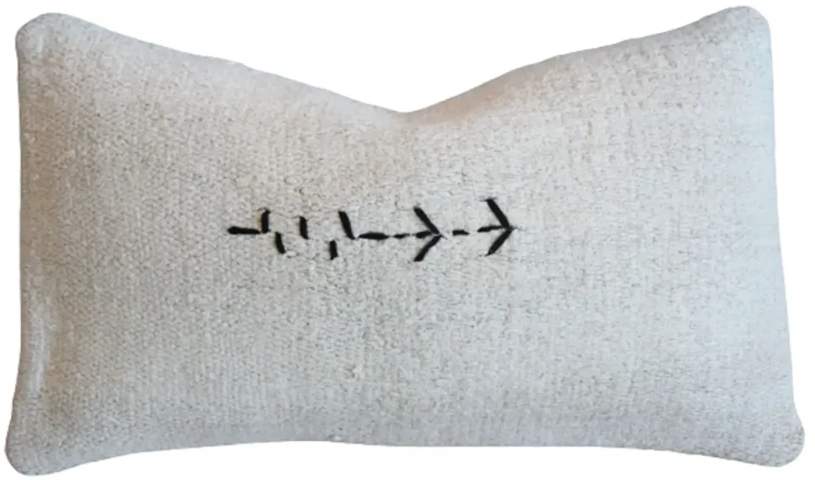 Neutral Organic Hemp Cotton Kilim Pillow