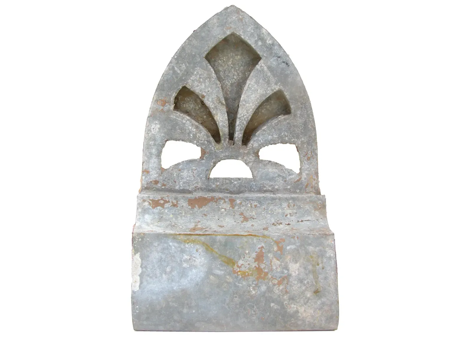 French Zinc Architectural Element - Chez Vous - Gray