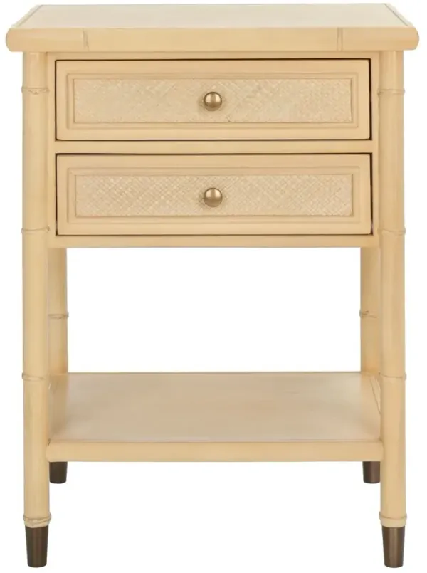 Ewen Accent Table, Light Blonde/Gold