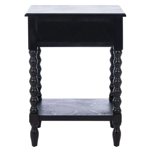 Lulit Accent Table - Black - 26H x 19W x 15.75D in