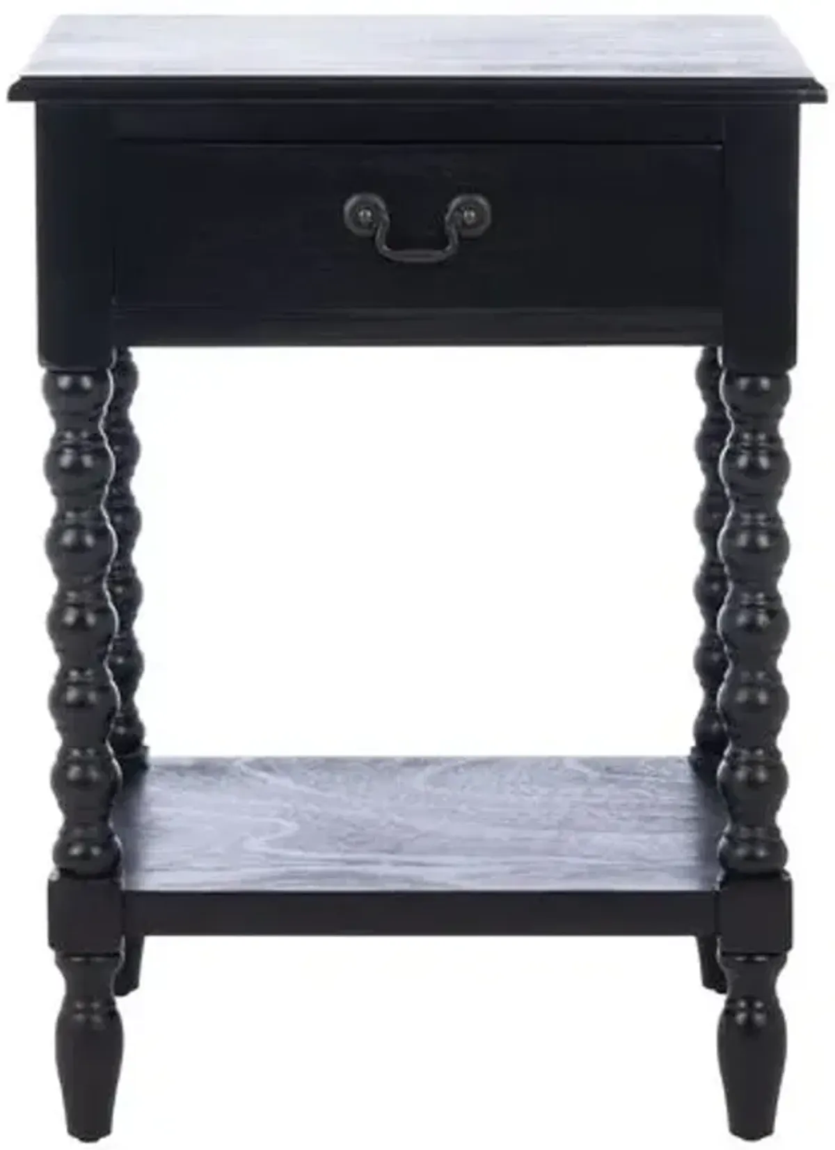 Lulit Accent Table - Black - 26H x 19W x 15.75D in